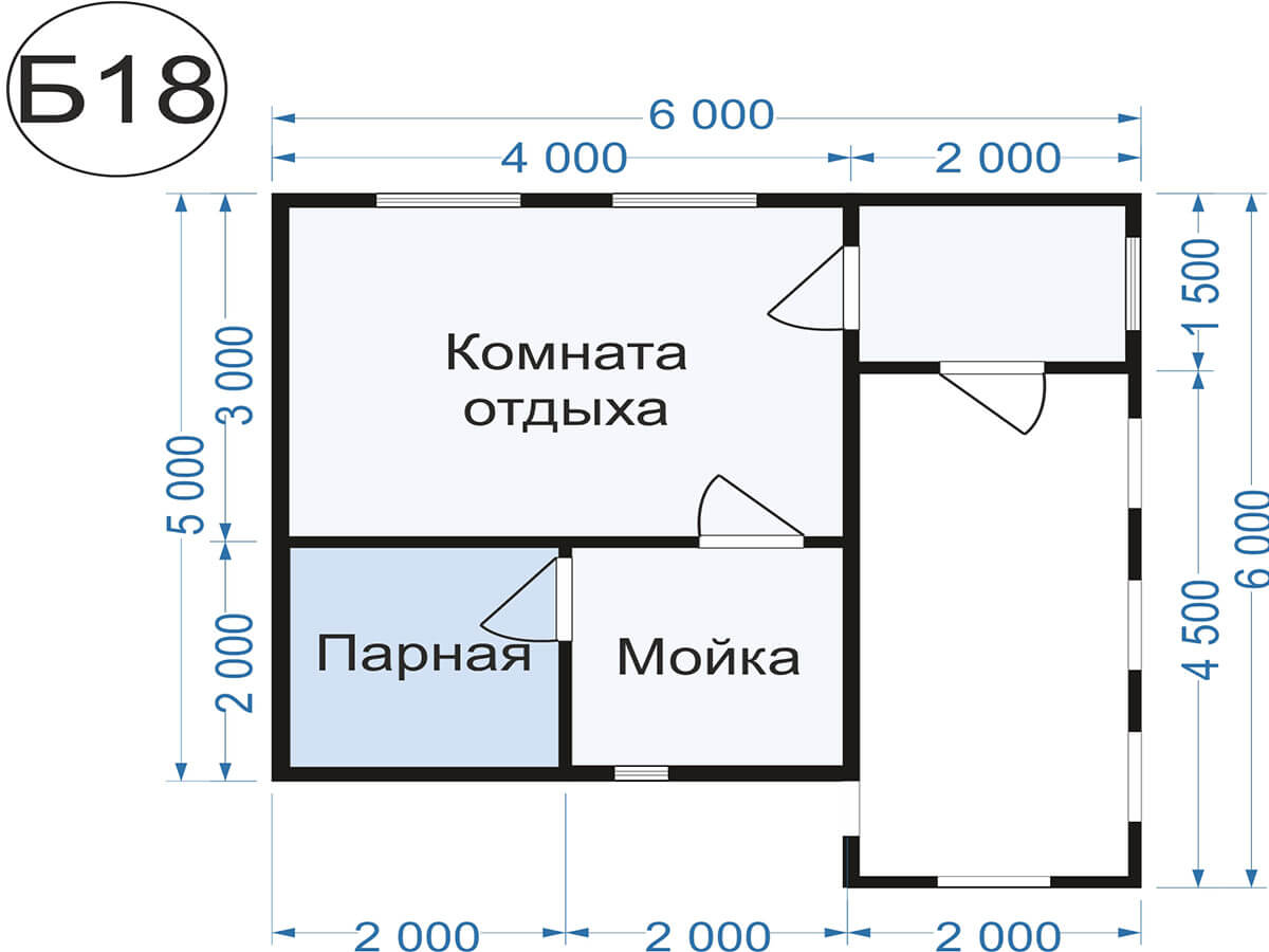 Баня из бруса 5 на 6 под ключ от 395 т.р. в Кемерово